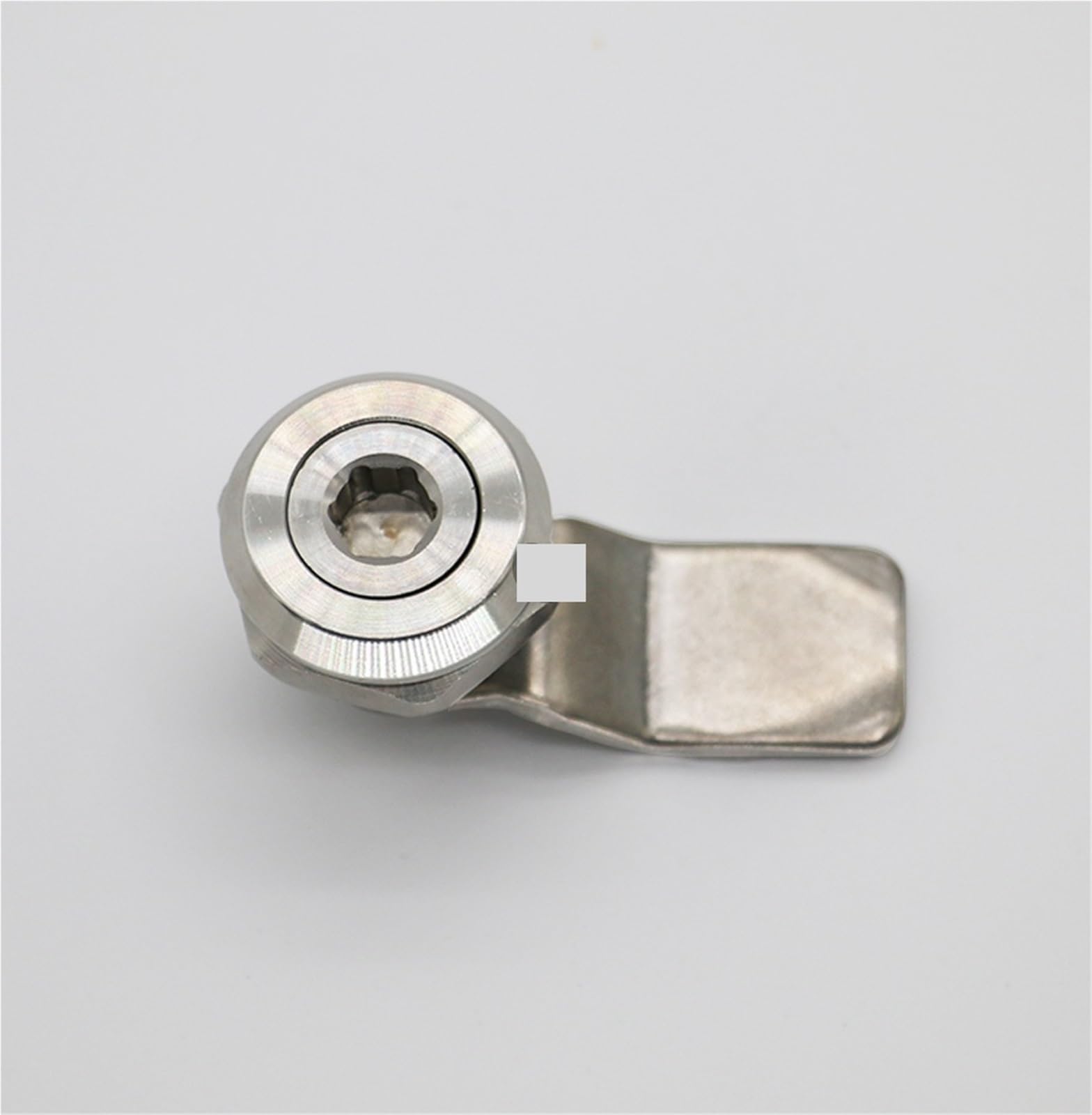Cerradura hexagonal MS705 con lengüeta giratoria for puerta de armario de distribución cilíndrica de acero inoxidable 304 (1 unidad)