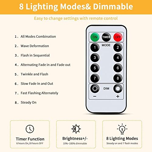 Image of MIRADH 300 LED Fairy Curtain String Lights 9.8Ftx9.8Ft - USB Powered Remote-Controlled Backdrop, Warm Ambience for Diwali, Navratri, Christmas & New Year Decor, (Yellow)