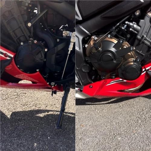 Protector para CB650R evita roturas con esta cubierta de motor 6