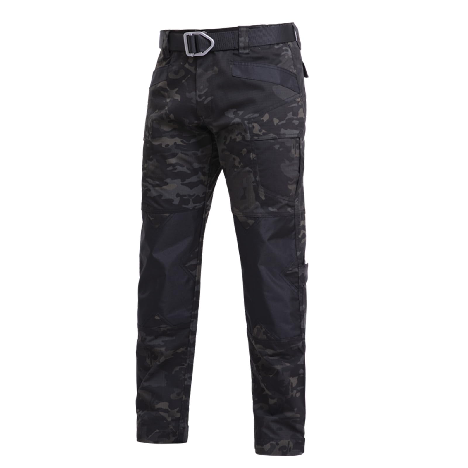 BWBIKE Pantalones de Exterior para Hombre Pantalones de Combate Repelentes al Agua Pantalones de Trabajo de Camuflaje Pantalones Tácticos para Hombre Pantalones Cargo EDC de Camuflaje