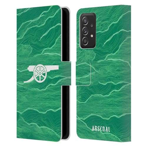 Étui portefeuille Arsenal FC Samsung Galaxy A53 5G en cuir avec blason brodé