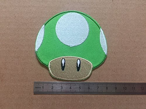 BLUE HAWAI ECUSSON PATCHES AUFNAHER TOPPA - CHAMPIGNON VERT MARIO - THERMOCOLLANT