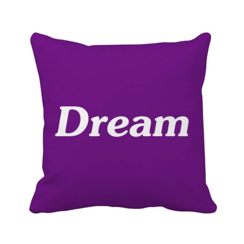 Housse de coussin carrée Dream Word aux finitions haut de gamme