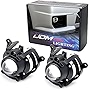 iJDMTOY OEM-Spec Projector Lens Fog Light Assemblies Kit w/ H11 Halogen Bulbs, Compatible With 2008-2015 Cadillac CTS, 2008-2012 Chevrolet Malibu, etc