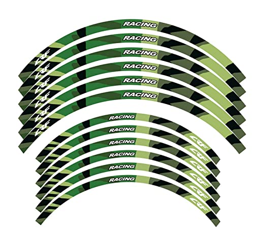 Autocollant jante pour CRF 250L RALLY stickers vert