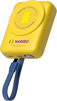 Amazon | Haribo ミニモバイルバッテリー 10000mAh（ワイヤレス