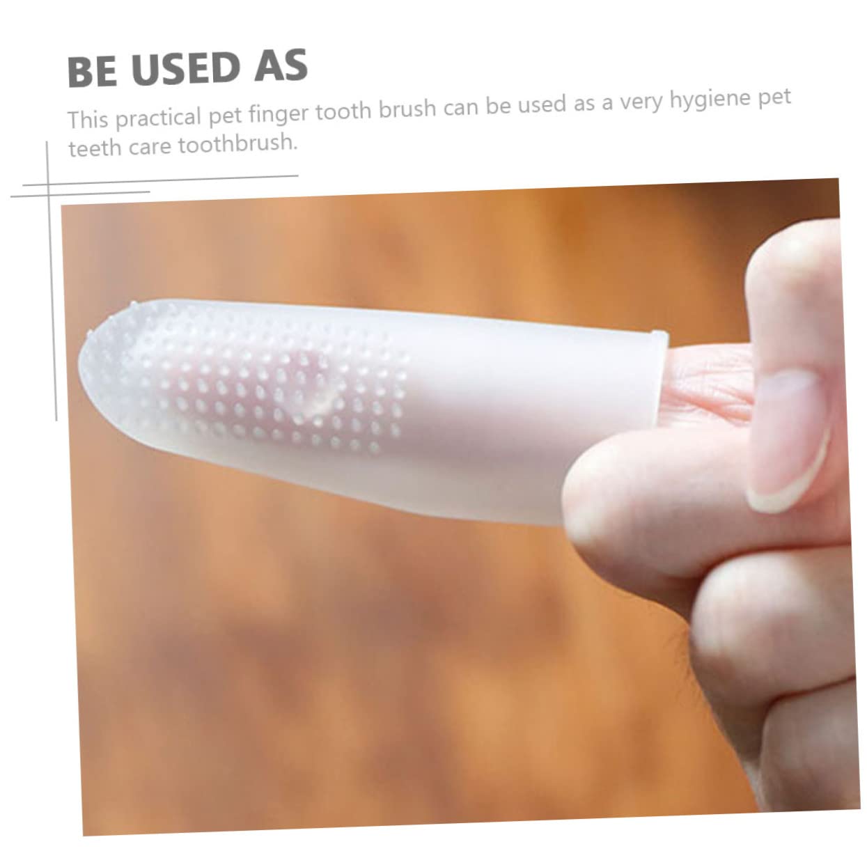 BESPORTBLE Lot De 4 Brosses À Dents Pour Chiens En Silicone Pour Un Soin Efficace Des Dents