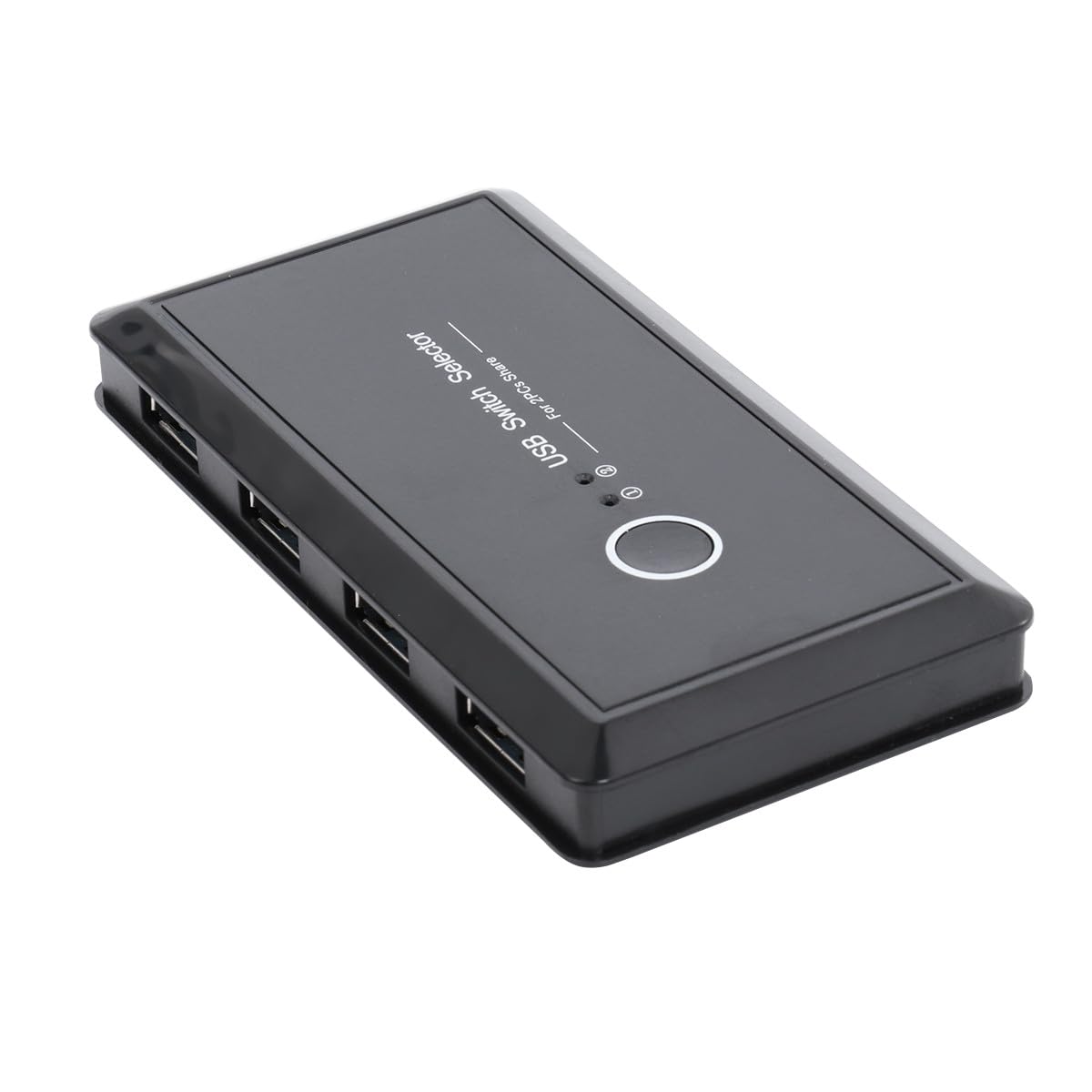 USB Wahlschalter 4 Ports für Drucker und Scanner Automatischer Umschalter Kunststoff und Metall für Kleines Büro oder Zuhause