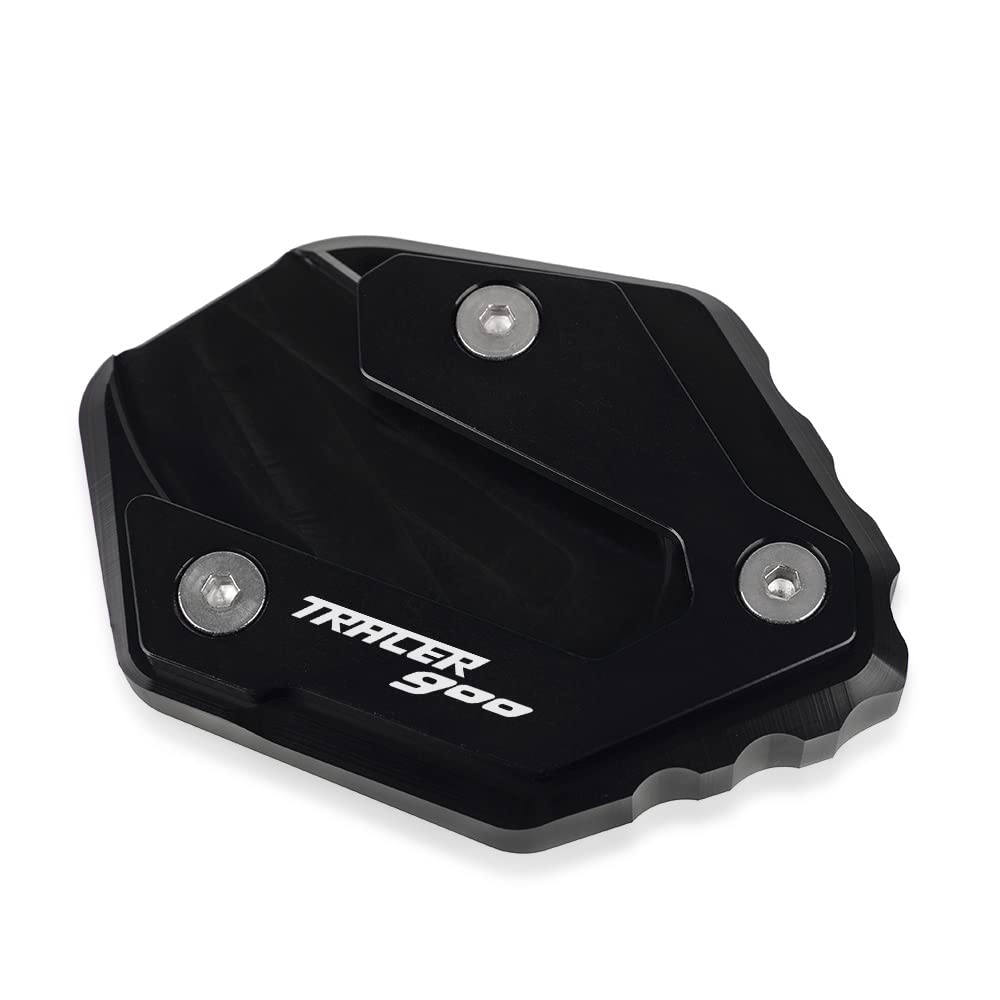 Extension béquille Tracer 900 plaque CNC pour un stationnement stable