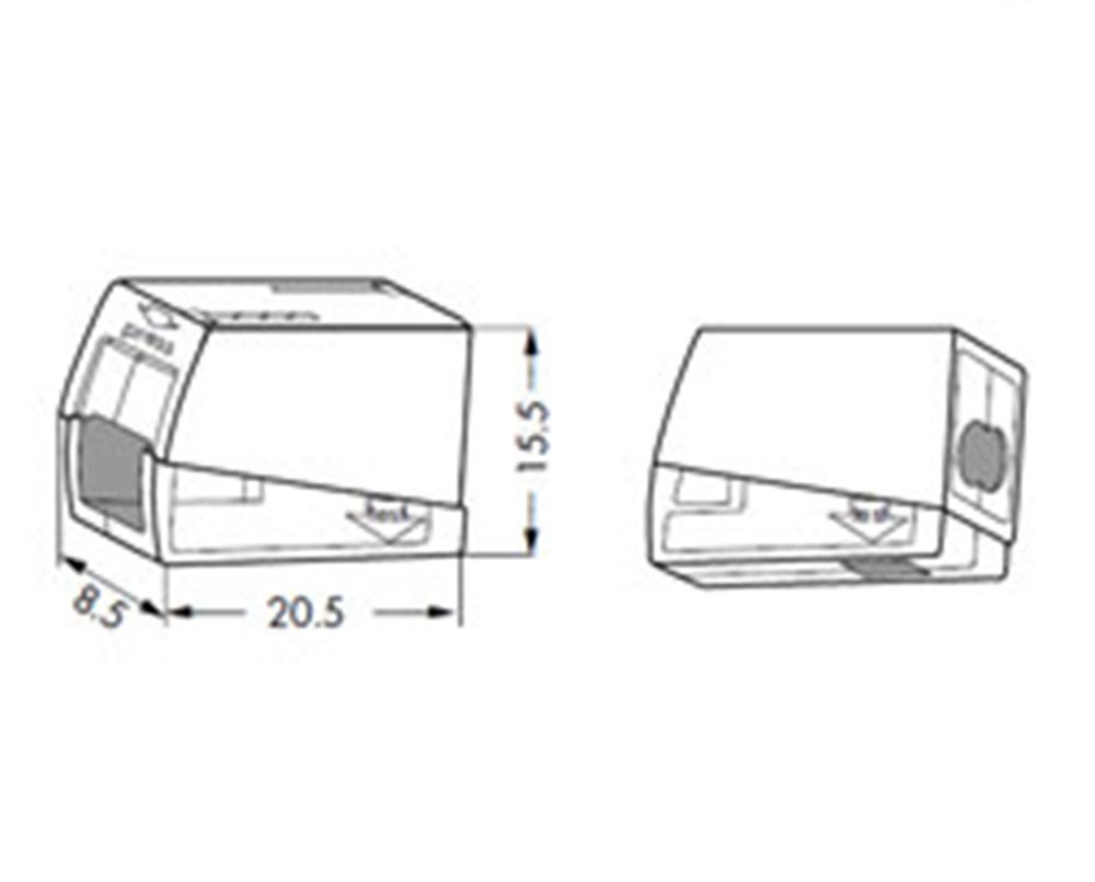 Onvas 100pcs auto terminal for elcetric connector, G45 crimp loose pins loose terminals DJ9007A - (Color: 500pcs)