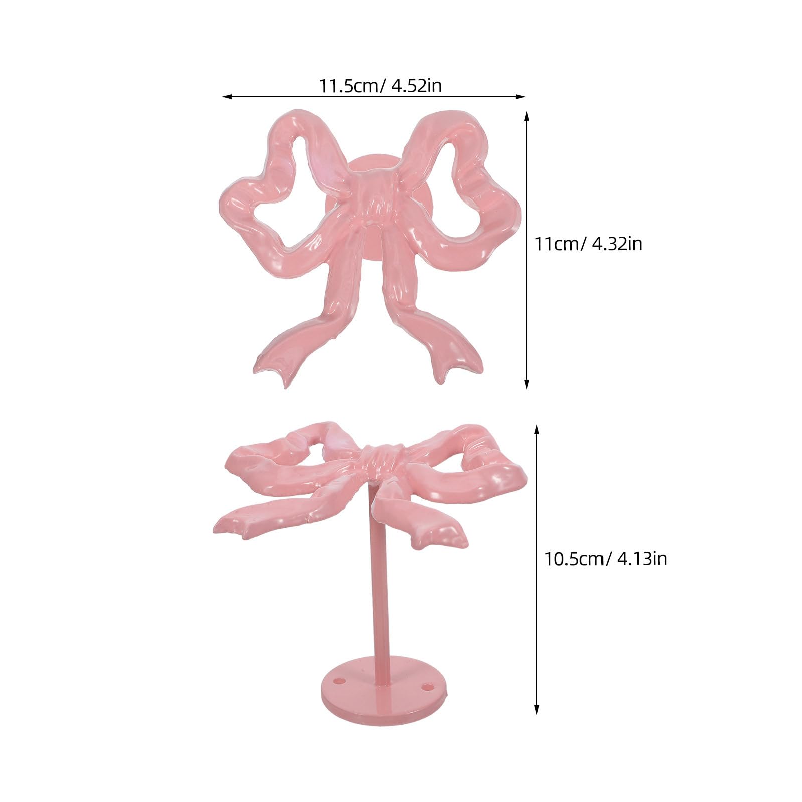 Lot de 2 embrasses de Rideaux à nœud : embrasses métalliques - Crochets muraux à nœud pour Bureau, Chambre, Salon - Porte-Manteaux, Chapeaux, Sacs