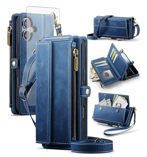 Coque iPhone 16 Plus portefeuille zippé pour ne plus perdre vos cartes et votre téléphone
