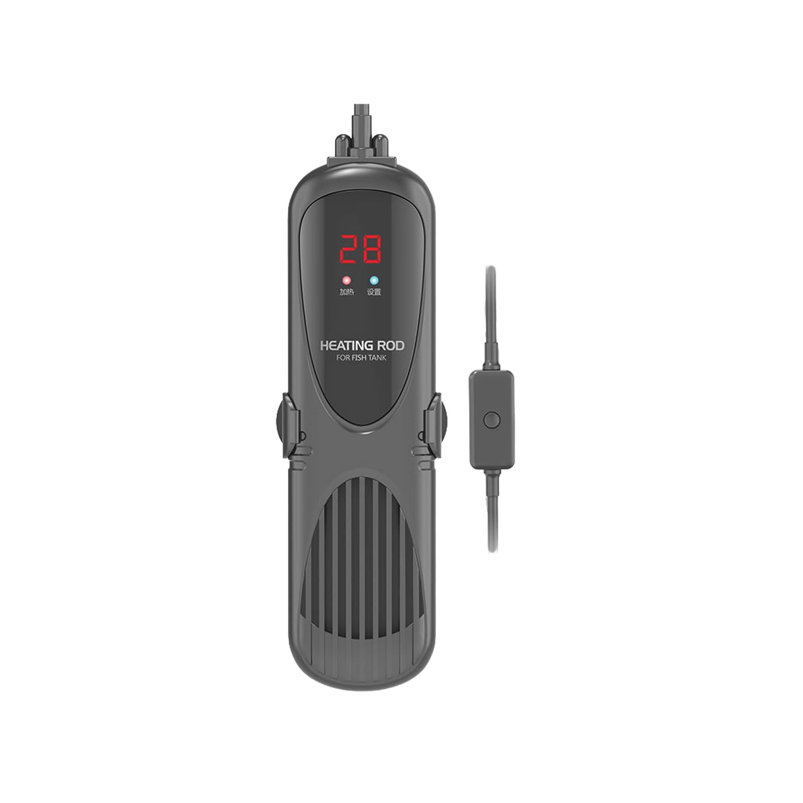 Riscaldatore per Serbatoio per Tartarughe con Asta riscaldante Automatica per Acquario con Controllo della Temperatura riscaldato, 35W