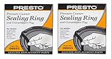 Presto 09985 Pressure Cooker Sealing Ring, Black, 2 Pack