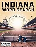 Word search Book for Indiana State | Large Print Gift | Word Find Book For Adults, Seniors And Teens | Brain Training Book: Test Your Knowledge of ... Fun and Challenging Puzzle Games! (50 states)
