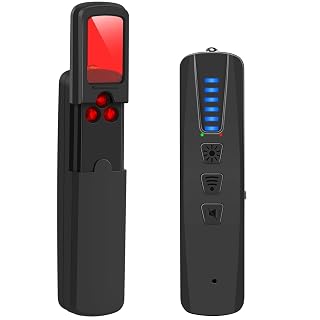 Hidden-Camera-Detectors, Upgraded AI Bug Detector Anti Spy Camera Finder, GPS Tracker Detector RF WiFi Signal Scanner Rechargeable,4 Working Modes for Hotel,Bathroom,Travel,Office,Car (Black) - Amazon product rated Grade B