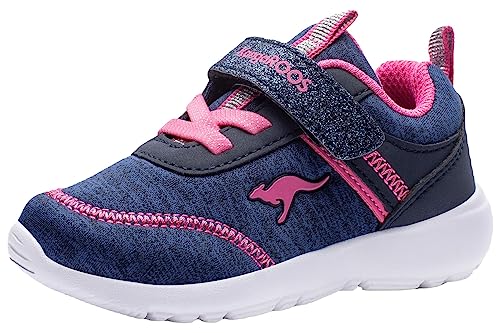 KangaROOS Mädchen Ky-chummy Ev Sneaker, Dark Navy Fandango Pink 4294, 27 EU KangaROOS Mädchen Ky-chummy Ev Sneaker, Dark Navy Fandango Pink 4294, 27 EU