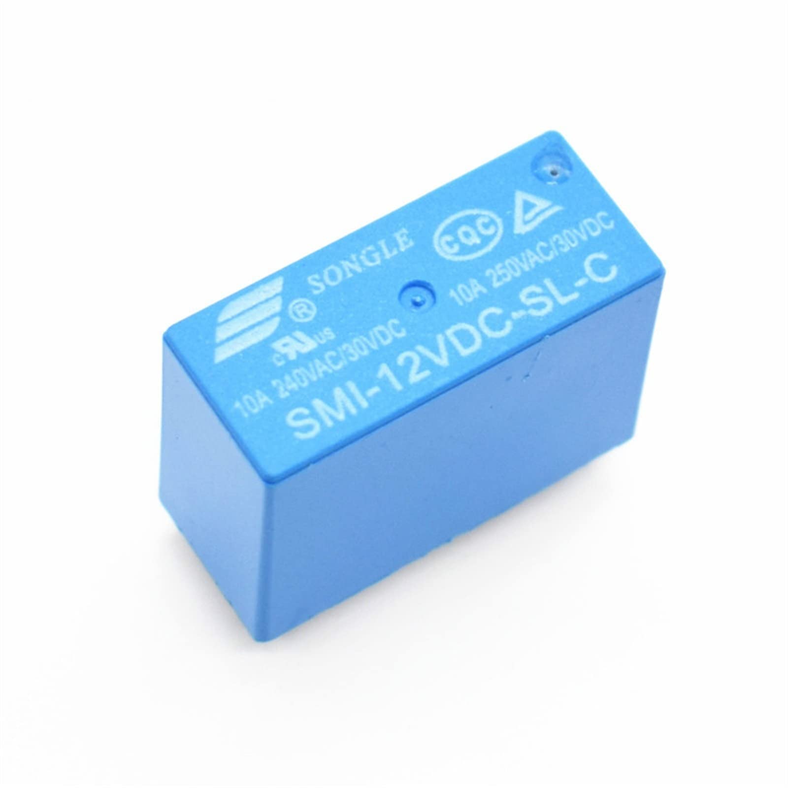 GJZIFGFWQ 1pcs Power Relays SMI-05VDC-SL-C SMI-12VDC-SL-C SMI-24VDC-SL-C 5V 12V 24V 10A 5PIN Relay(12V)