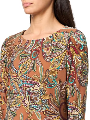 Image of Tommy Hilfiger Women's 3 /4 Sleeve High Neck Ruffle Trim Jersey Mini Dress