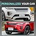 No Drill Front Grille Tow Hook License Plate Holder Compatible with Land Rover Defender,Discovery 5th gen,Discovery Sport 2nd gen,Range Rover 4th gen,Range Rover Evoque 2nd gen,Range Rover Sport