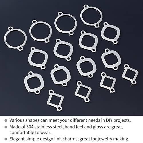 Connecteurs en acier inoxydable de qualité supérieure pour bijoux DIY durables - 5