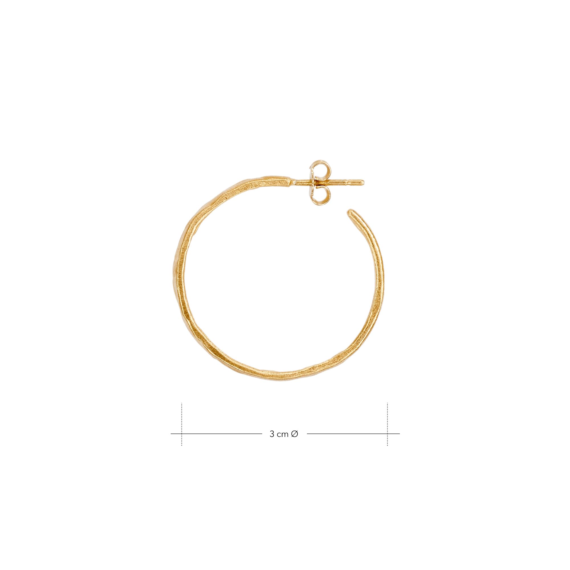 PENDIENTES DORADOS ESTERGOLD | Diseñados por laboratorio Joidart | Colección Estergold | Metal con baño de oro de 24 K