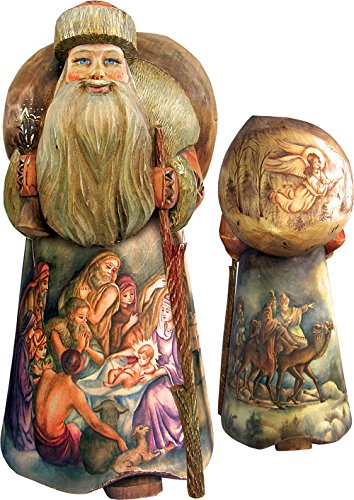 G. Debrekht Nostalgic Nativity 21 One-Of-A-Kind Wood Carving, XX-large