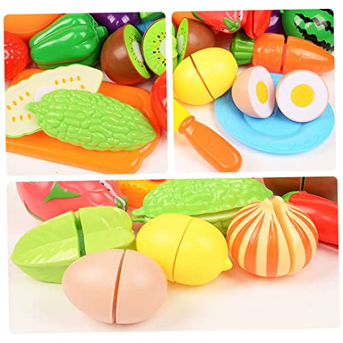 SunaOmni Spielzeugküche, Spielküchenzubehör, Kinderküchenset, Spielküche, Spielzeug, Gemüse, Früchte, Zum Spielen – Bild 4