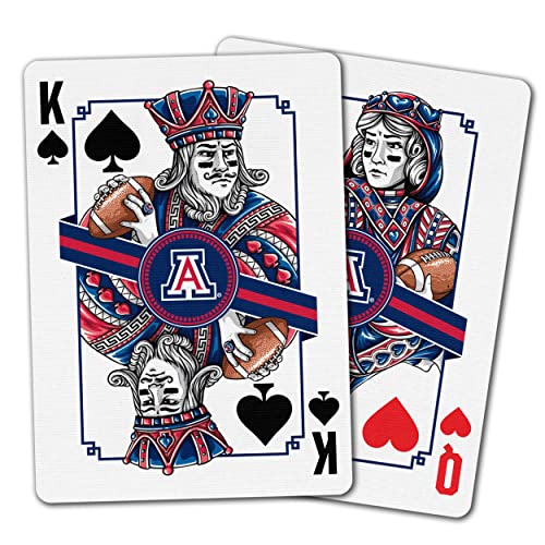 Image of YouTheFan NCAA Officially-Licensed Playing Cards - Original Artwork on All face Cards and Jokers - Team's Official Colors - Quality Linen Texture - Designed in The USA