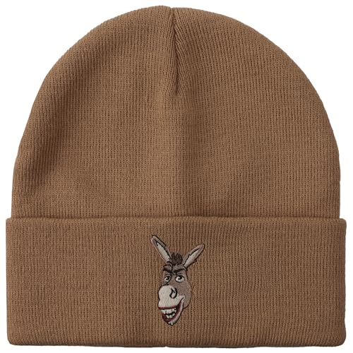 Bioworld Shrek Donkey Embroidery Acrylic Knit Standard Cuff Beanie