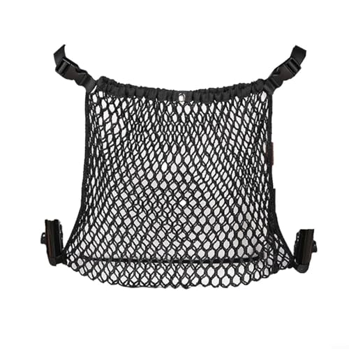 Sandyseptember - Sandyseptember Large Capacity Stroller Mesh Bag With Adjustable Hanging Straps To Carry Diapers, Snacks, And Other Baby Essentials