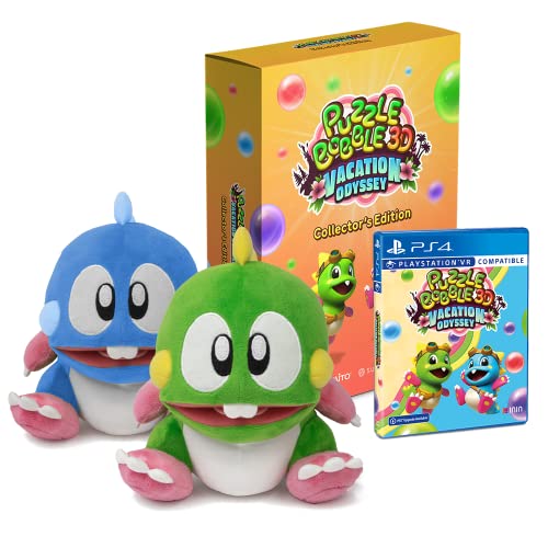 Puzzle Bobble 3D: Vacation Odyssey Collector’s Edition Plushie Bundle (PlayStation 4) LIMITATO