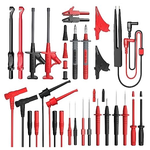 Goupchn 25PCS Silicone Multimeter Test Leads Kit