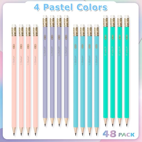 Lápices Grafito V-Opitos #2 HB Pack 48 Pastel miniatura 5