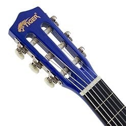 Tiger Guitare classique 1/4 Bleu - Les Beatles, Paul McCartney, John Lennon, RIngo Starr, George Harrison Tiger Guitare classique 1/4 Bleu – Image 3
