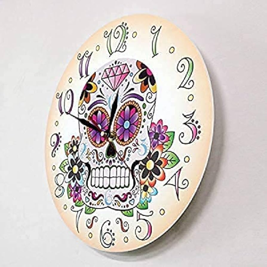 壁掛け　　タイトル「生と死の象徴を描いた頭蓋骨」 壁掛け タイトル「生と死の象徴を描いた頭蓋骨」 - メルカリ