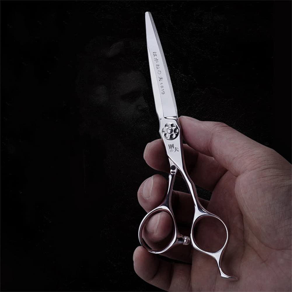 Ciseaux À Couper Les Cheveux De 6,0 Pouces, Ciseaux De Coupe De Cheveux en Acier Inoxydable Japonais 440C, pour Salon Coiffeur, Hommes, Femmes, Enfants Et Adultes, Légers Et Nets