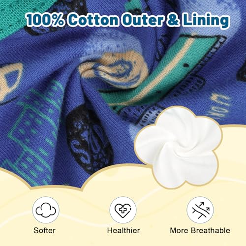 Image of MooMoo Baby Absorbent Potty Training Underwear Cotton Pee Pants for Boys 2T | Breathable,Washable and Reusable, Daytime Potty Training