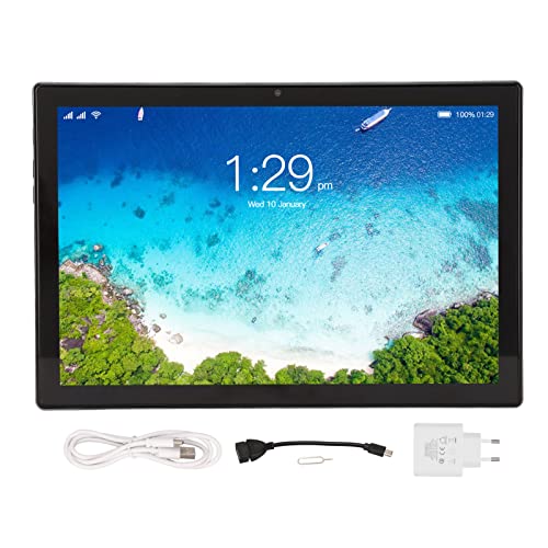 Tablet de 10 polegadas, 4 gb ram, 64 gb rom 128 gb expansível 5g banda dupla wifi, suporte a chamada