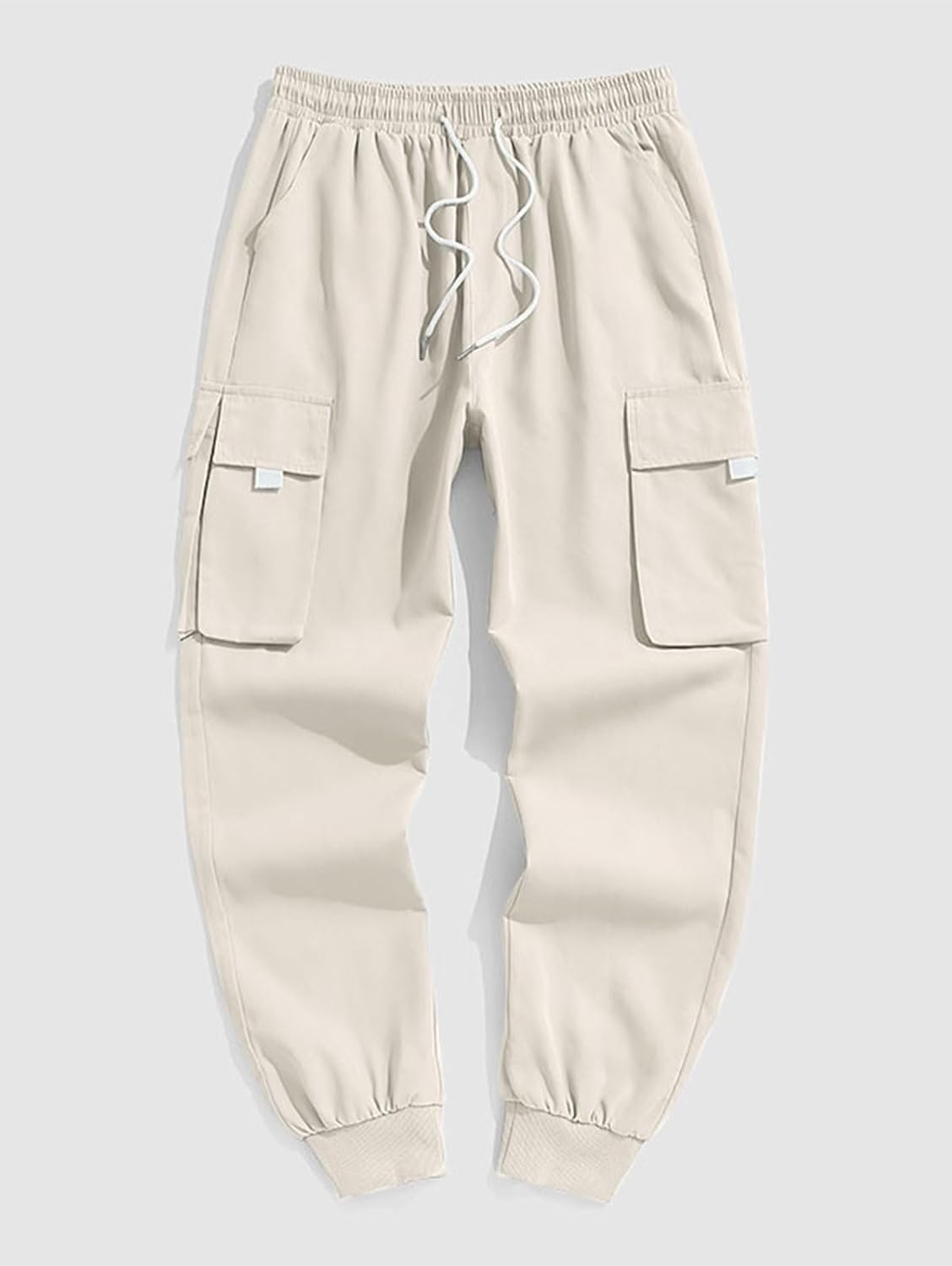 ZAFUL Men's Streetwear Cargo Pants with Flap Pockets & Drawstring Elastic Waist - Casual & Techwear Joggers - Image 4