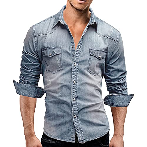 Chemise en jean homme coton doux : fini le denim rigide et inconfortable