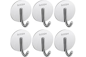 Heavy-Duty Adhesive Command Hooks for Hassle-Free Hanging