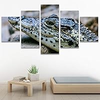 SIGNWIN 5 Panel Canvas Wall Art Coiling Around for Home Decorations Ready to Hang - 60