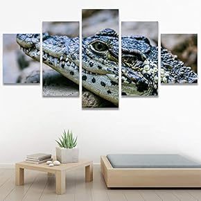 SIGNWIN 5 Panel Canvas Wall Art Coiling Around...