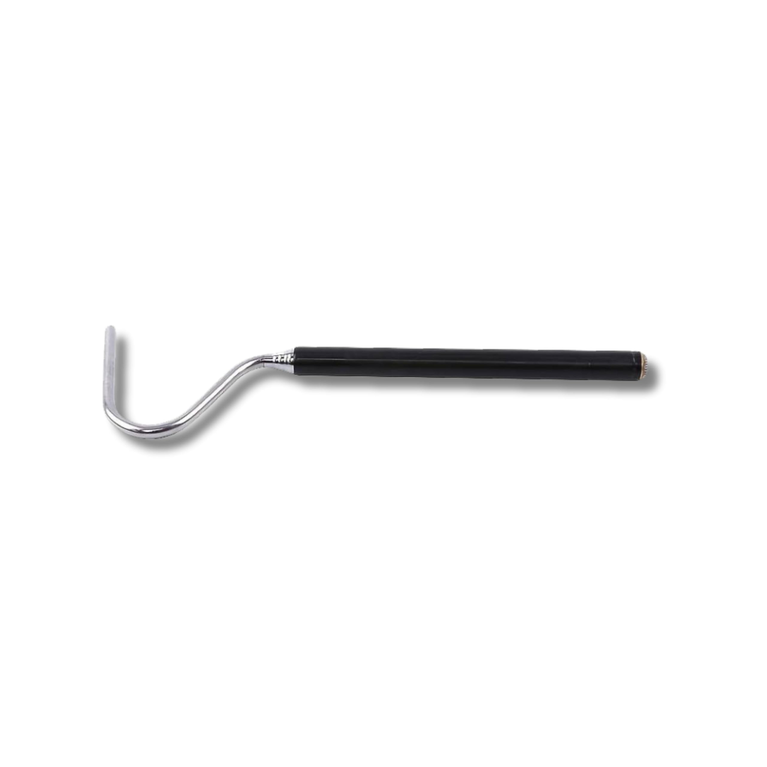 Efficacy Black Collapsible Stainless Steel Fruit Hook 28Cm | Retractable Convenient Hook for Garbage Lifting Lightweight Extendable Upto 100Cm Qty - 1