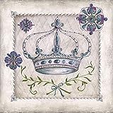 macrostie historic Paper size: 12x12 Buyartforless Royal Crown IV by Kate McRostie 12x12 Art Print Poster Purple Crown Graphic Pattern