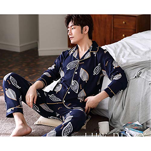 Pyjama homme respectueux de la peau ensemble coton ample 1XL