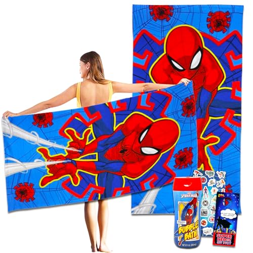 Spider-Man SPDIERMAN BATHROOM SET Spiderman Bath Towel Set cover