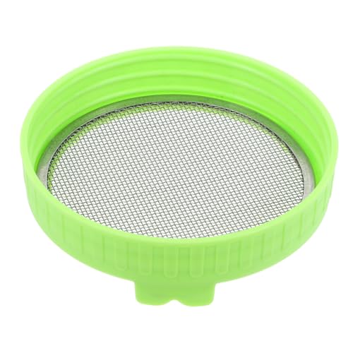 Mikinona Tapa De Germinación De Boca Ancha Tapa De Malla Kit De Cultivo para Germinación De Brotes Tapas De Frasco con Agujeros Tapas para Germinación De Frijoles Frasco Pequeño