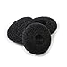 12 par (24 Piezas) Espuma Almohadillas Auriculares de Repuesto Esponja Fundas para Auricular (Negro)